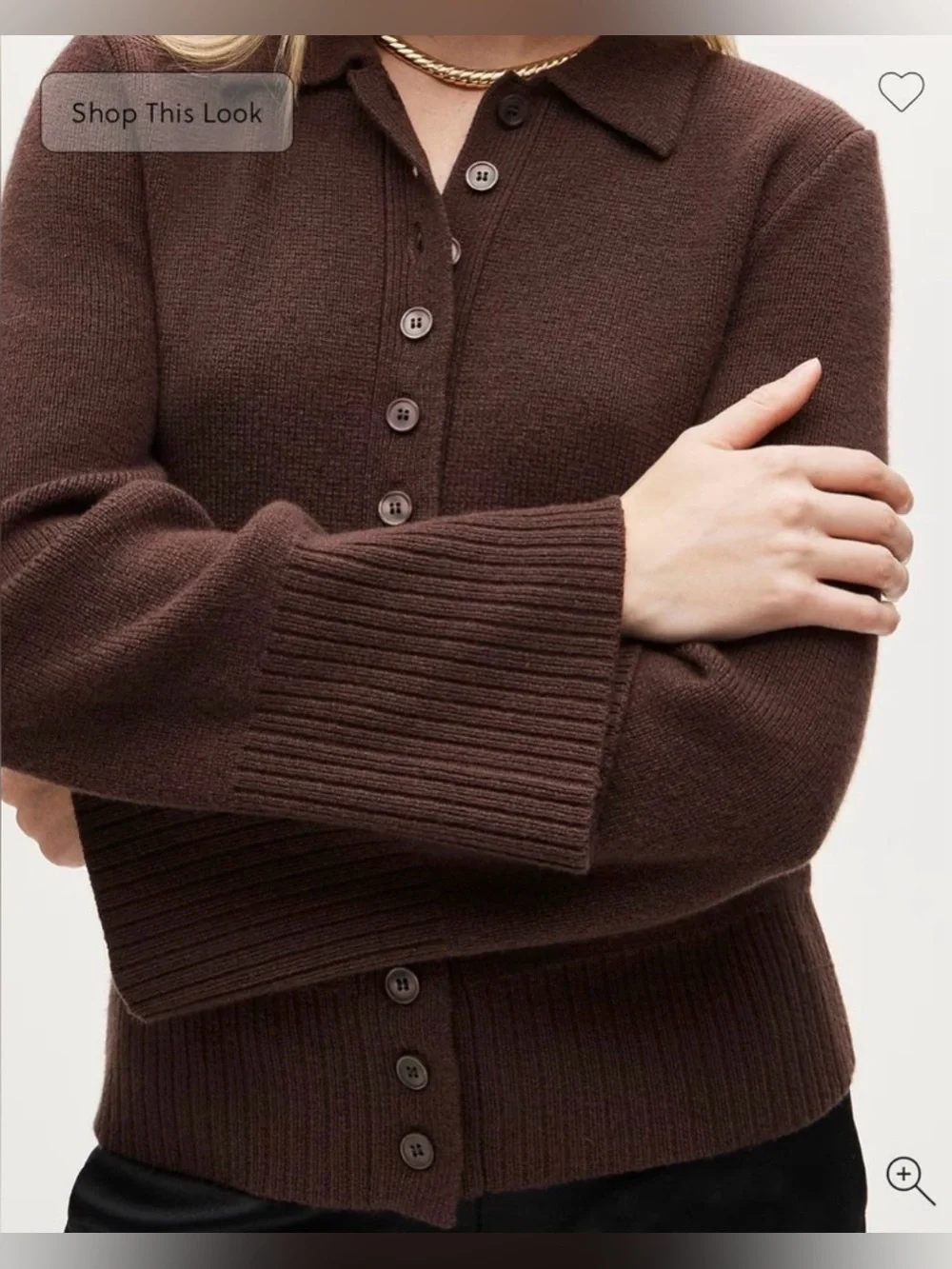 J.Crew Milano-stitch cinched-waist cardigan in deep chocolate
